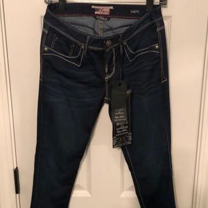 NWT Express denim leggings size 2
